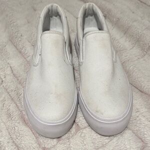 Lugz White Slip-On Shoes